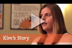 Patient story video thumbnail featuring Kim